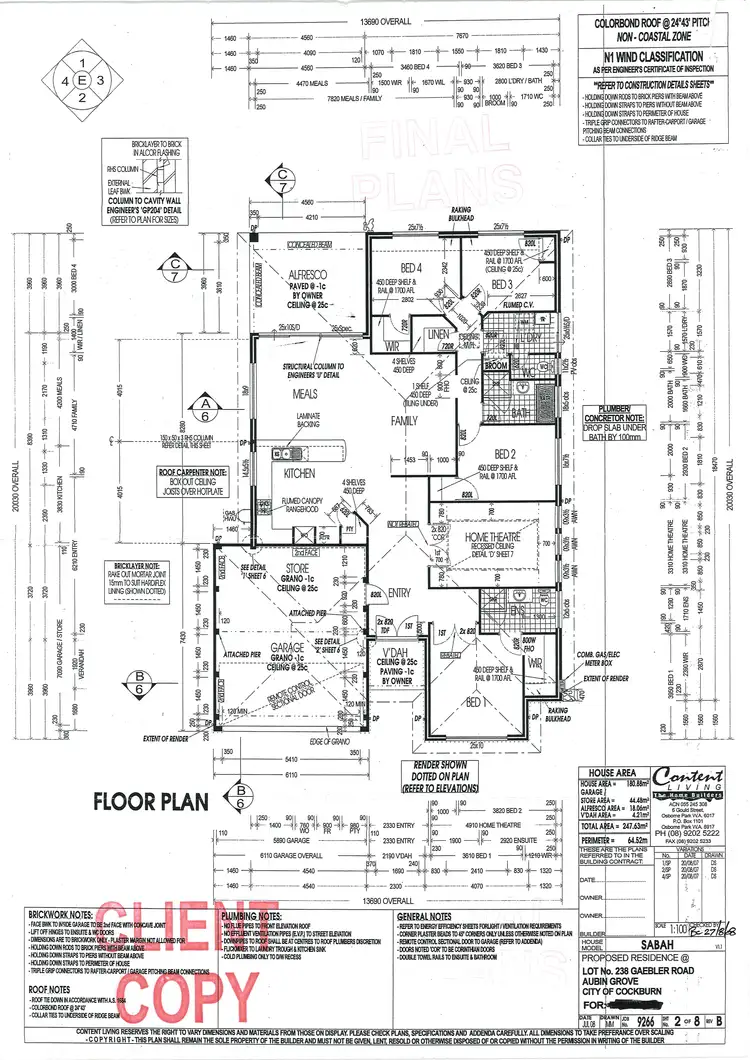 Floorplan of Homely house listing, 250 Gaebler Road, Aubin Grove WA 6164