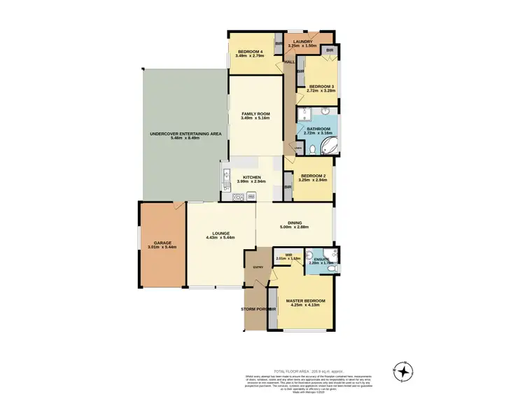 Floorplan of Homely house listing, 8 Crighton Place, Dapto NSW 2530