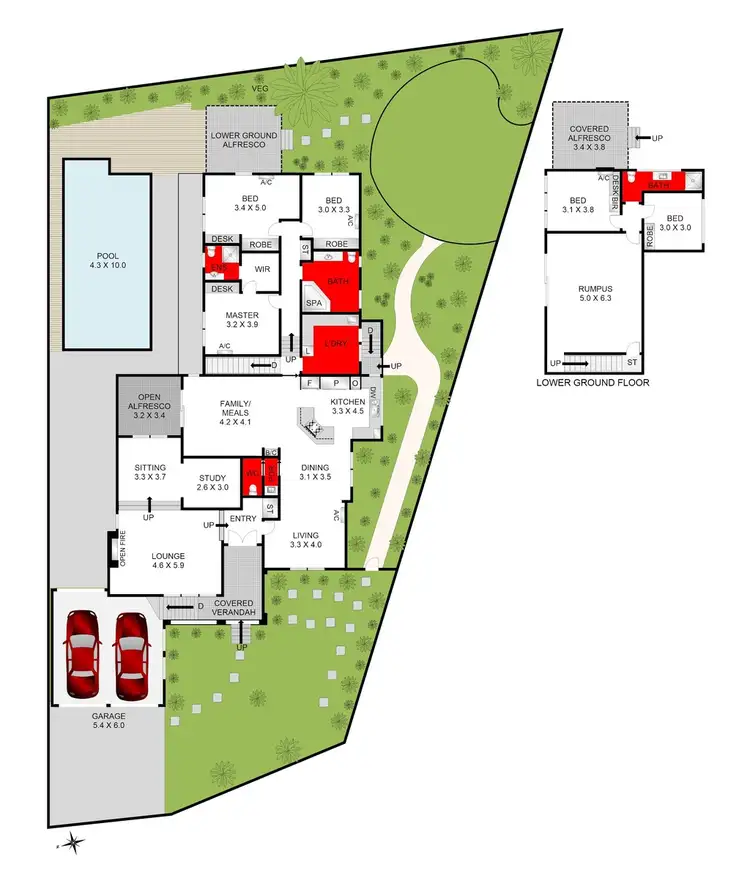 Floorplan of Homely house listing, 2 Tarring Court, Highton VIC 3216