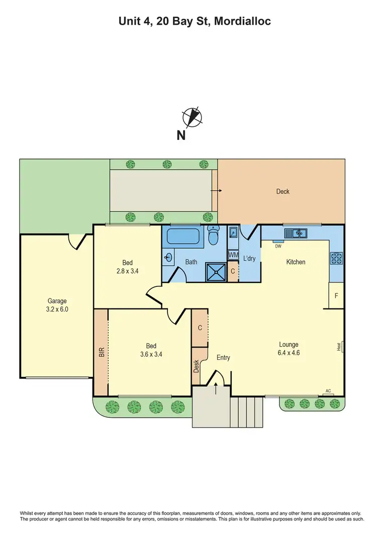 Floorplan of Homely unit listing, 4/20 Bay Street, Mordialloc VIC 3195