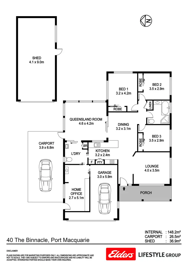 Floorplan of Homely house listing, 40 The Binnacle, Port Macquarie NSW 2444