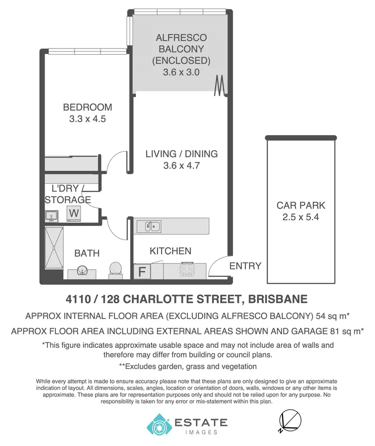 Floorplan of Homely unit listing, 4110/128 Charlotte Street, Brisbane City QLD 4000