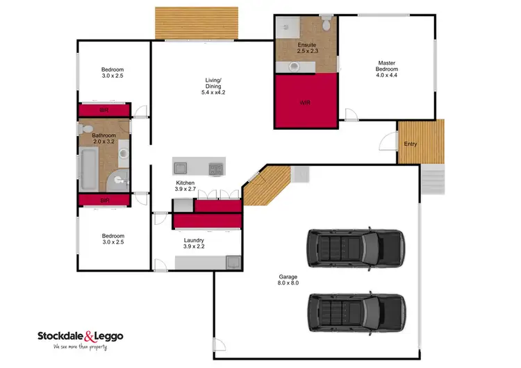 Floorplan of Homely house listing, 1 Tintern Place, Traralgon VIC 3844