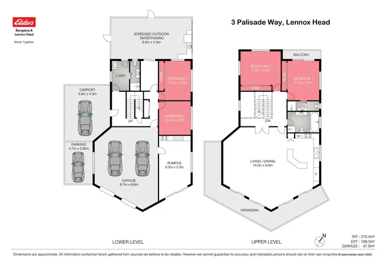 Floorplan of Homely house listing, 3 Palisade Way, Lennox Head NSW 2478