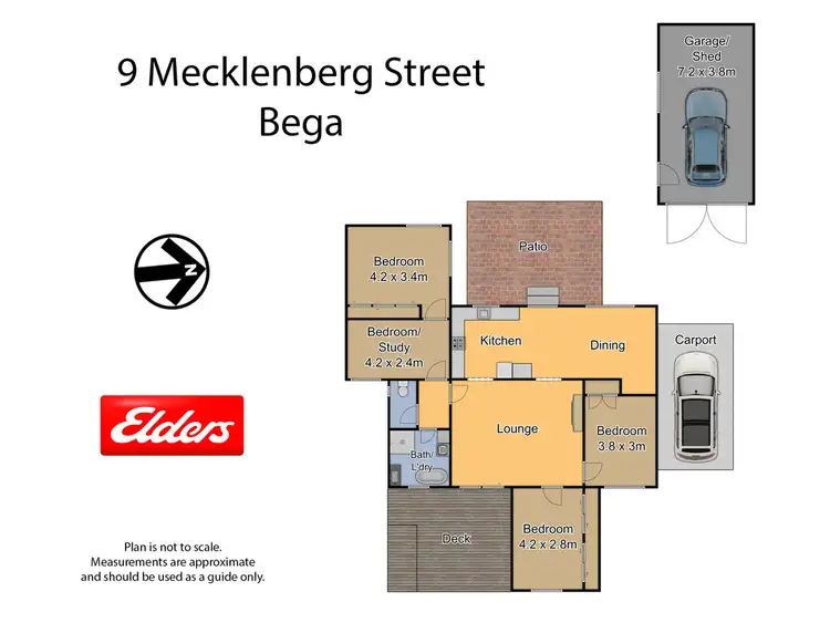 Floorplan of Homely house listing, 9 Mecklenberg St, Bega NSW 2550