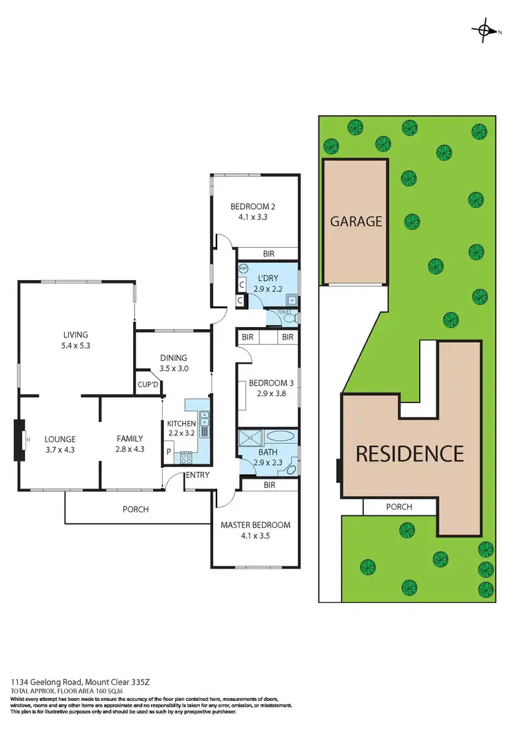 Floorplan of Homely house listing, 1134 Geelong Road, Mount Clear VIC 3350