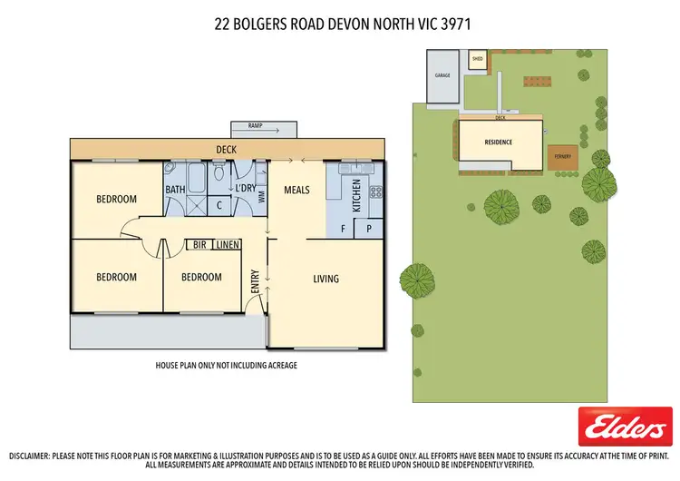 Floorplan of Homely rural property listing, 22 BOLGERS ROAD, Devon North VIC 3971