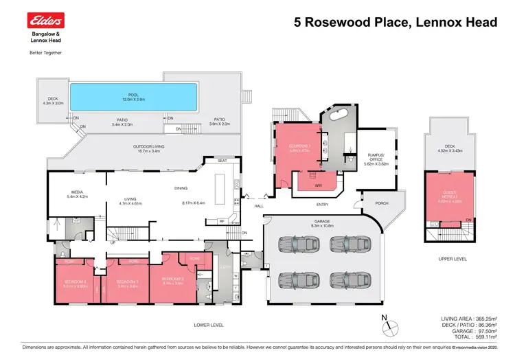 Floorplan of Homely house listing, 5 Rosewood Place, Lennox Head NSW 2478