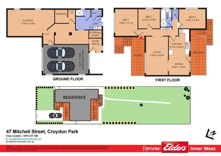 Floorplan of Homely house listing, 47 Mitchell Street, Croydon Park NSW 2133