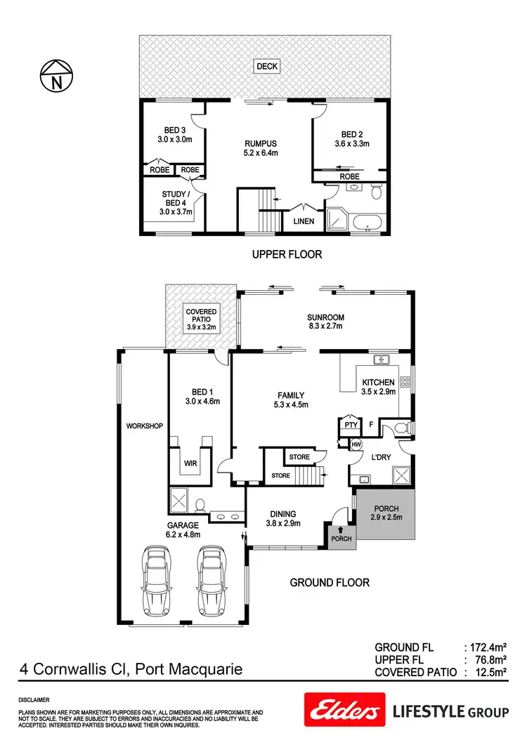 Floorplan of Homely house listing, 4 Cornwallis Close, Port Macquarie NSW 2444