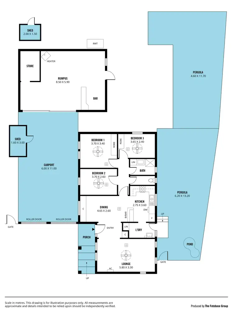 Floorplan of Homely house listing, 16 Hartley Street, Noarlunga Downs SA 5168
