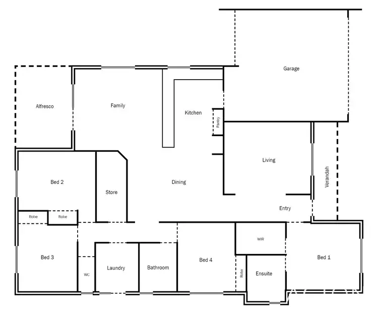 Floorplan of Homely house listing, Address available on request