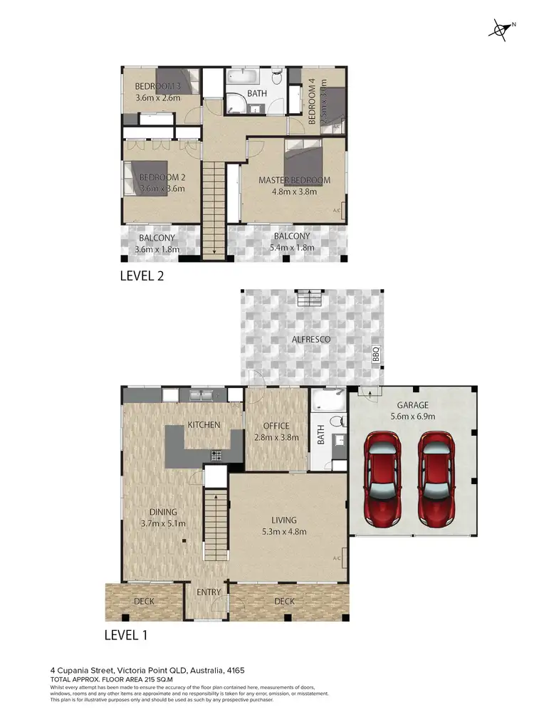 Floorplan of Homely house listing, 4 Cupania Street, Victoria Point QLD 4165