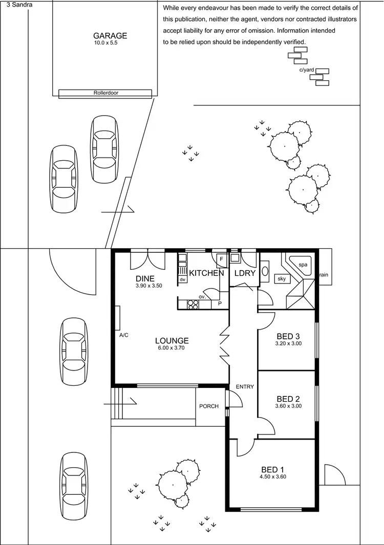 Floorplan of Homely house listing, 3 Sandra Avenue, Rostrevor SA 5073