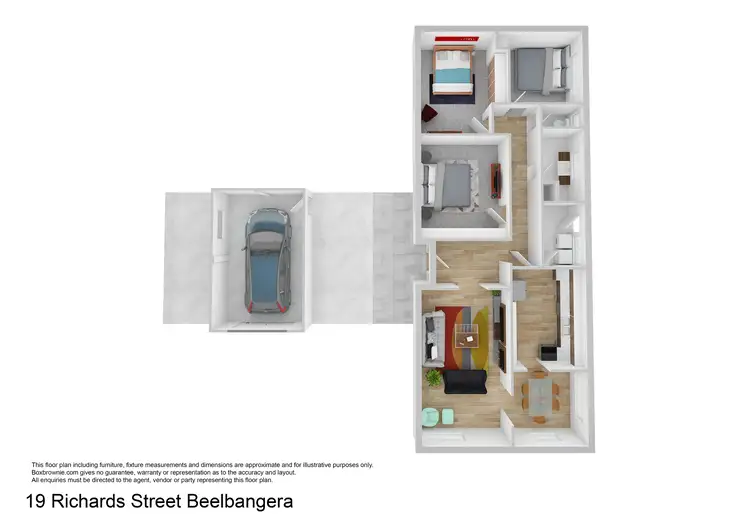 Floorplan of Homely house listing, 19 Richards Street, Beelbangera NSW 2680