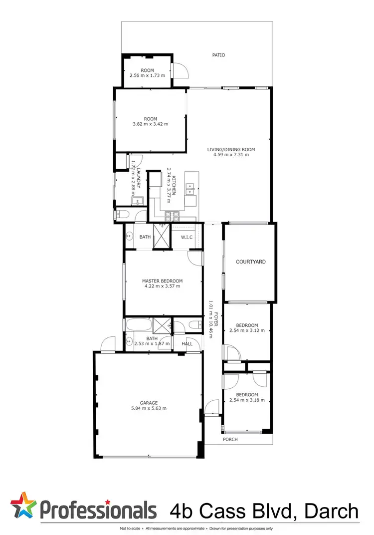 Floorplan of Homely house listing, 4B Cass Boulevard, Darch WA 6065