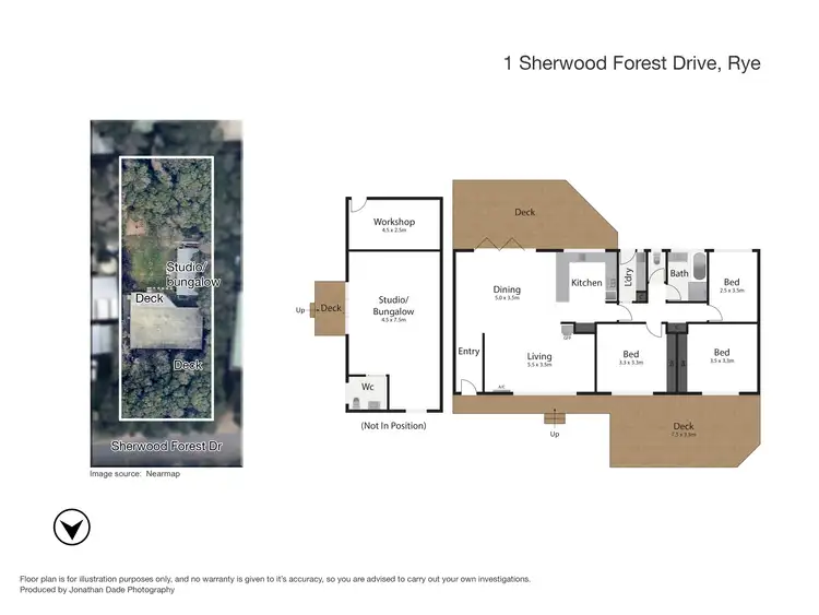 Floorplan of Homely house listing, 1 Sherwood Forrest Dr, Rye VIC 3941