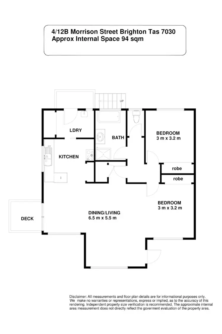Floorplan of Homely unit listing, 4/12B Morrison Street, Brighton TAS 7030