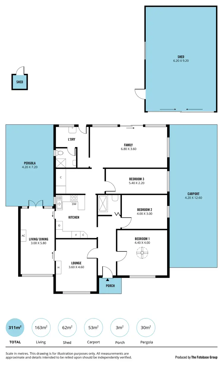 Floorplan of Homely house listing, 3 Kipling Avenue, Glengowrie SA 5044