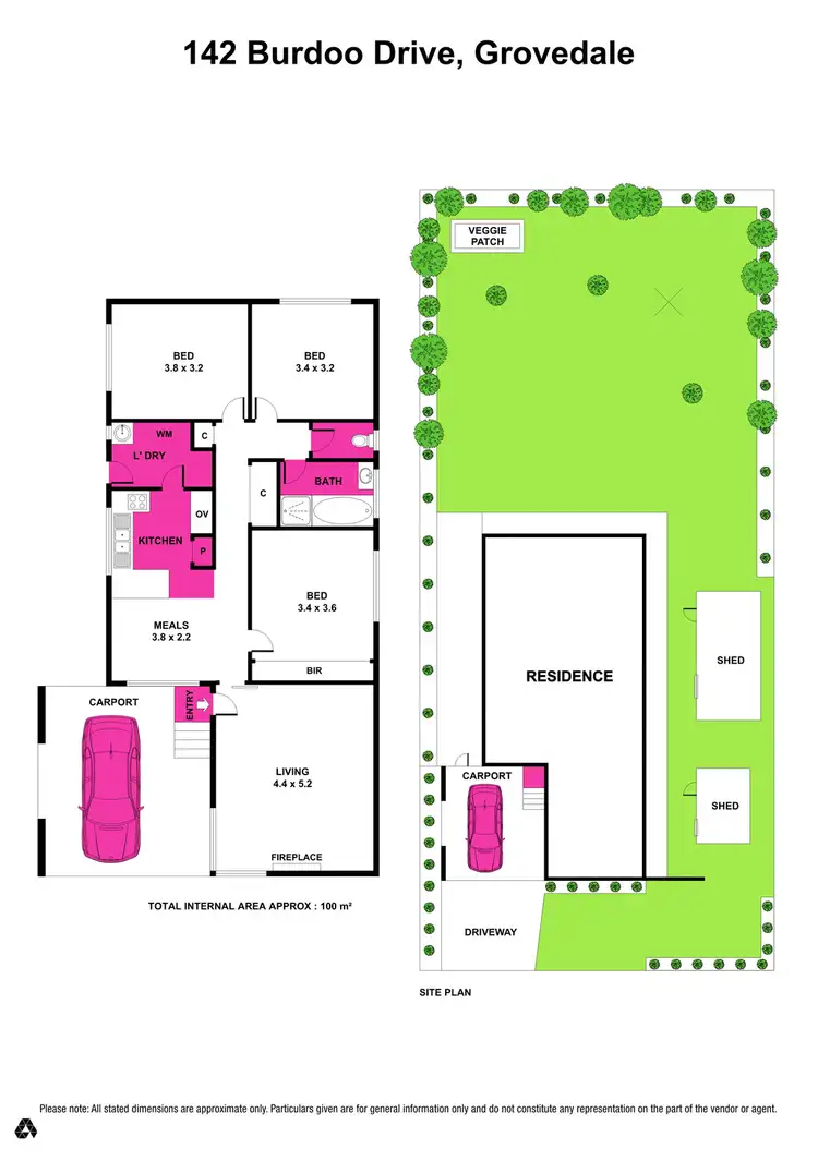 Floorplan of Homely house listing, 142 Burdoo Drive, Grovedale VIC 3216