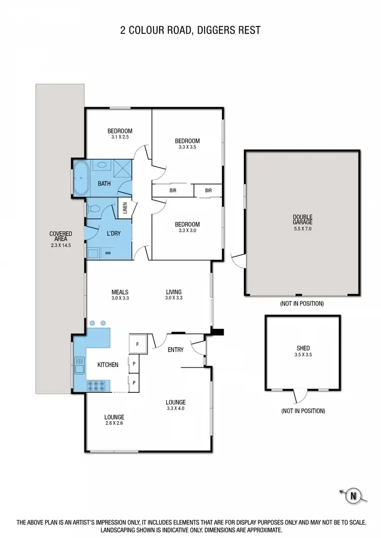 Floorplan of Homely house listing, 2 Colour Road, Diggers Rest VIC 3427