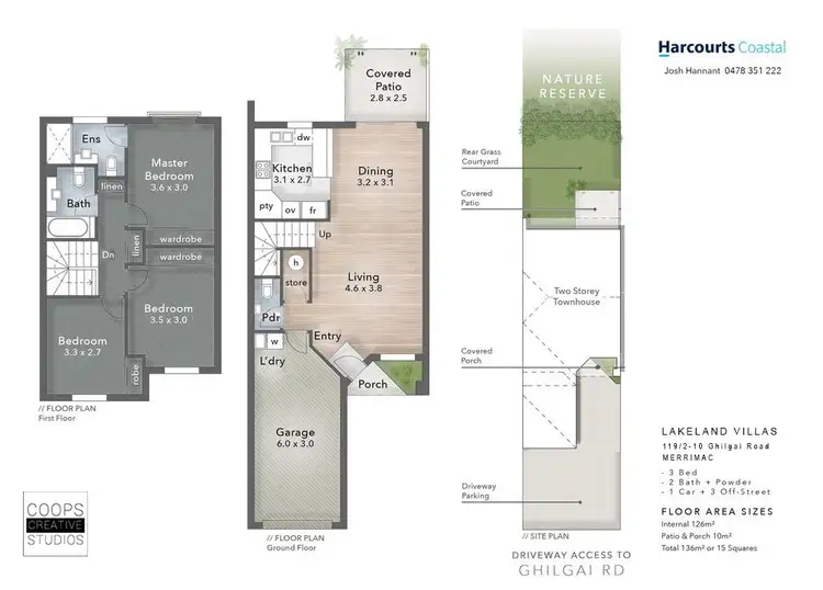 Floorplan of Homely townhouse listing, 119/8 Ghilgai Road, Merrimac QLD 4226