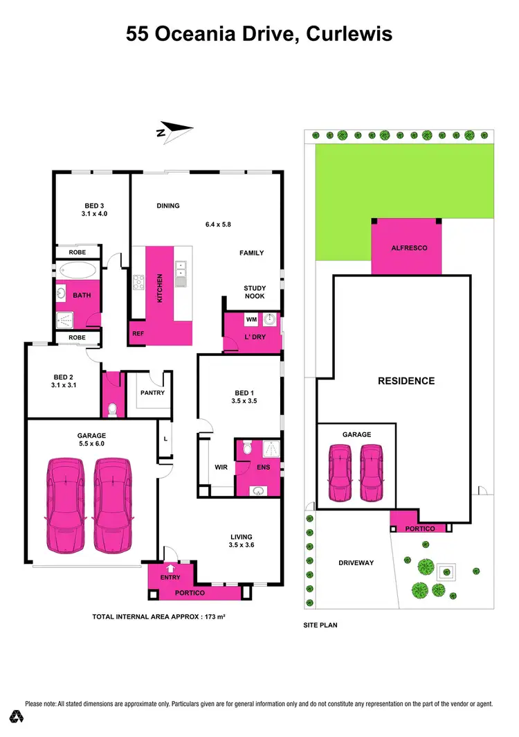 Floorplan of Homely house listing, 55 Oceania Drive, Curlewis VIC 3222