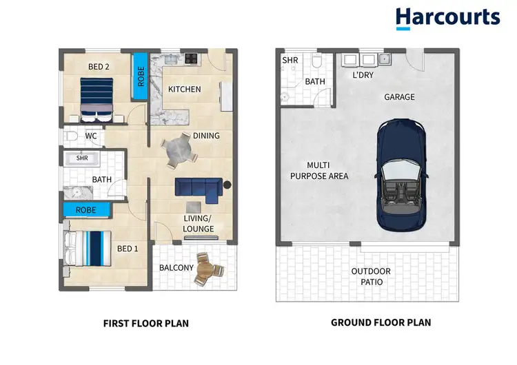 Floorplan of Homely apartment listing, 1/40 Crowley Drive, West Mackay QLD 4740