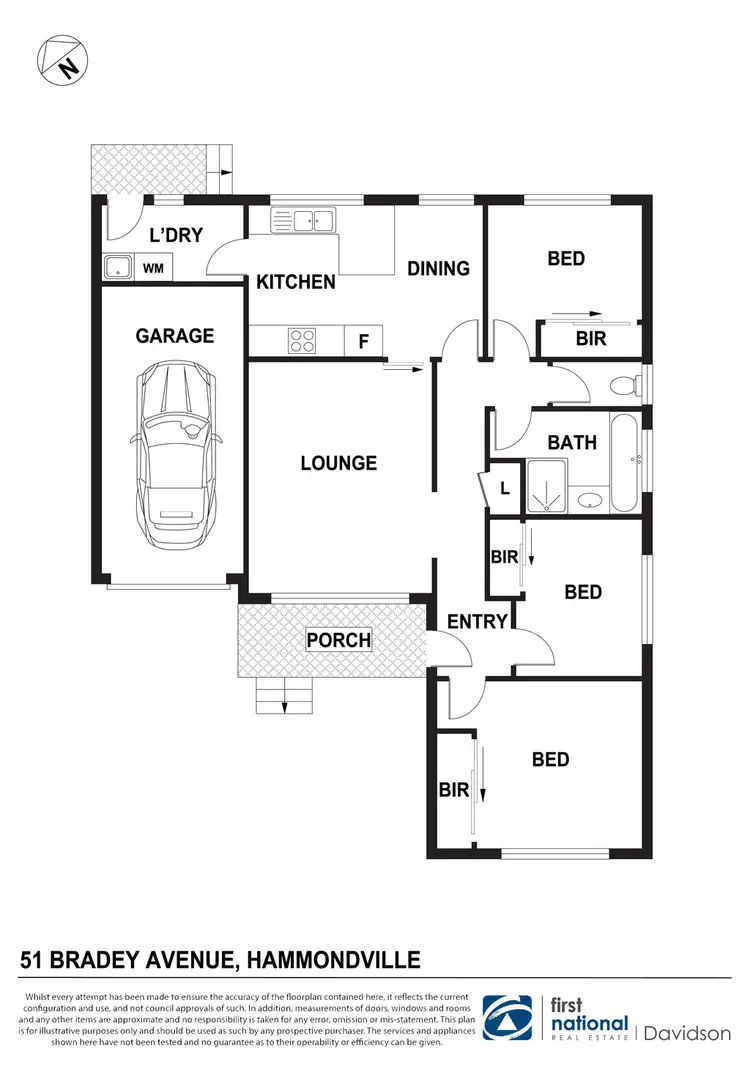 Floorplan of Homely house listing, 51 Bradey Ave, Hammondville NSW 2170