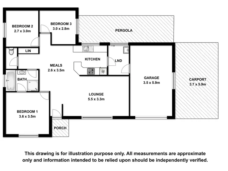 Floorplan of Homely house listing, 5 Shalamar Crescent, Mount Gambier SA 5290
