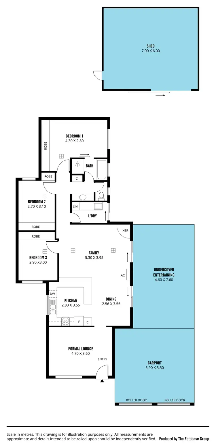 Floorplan of Homely house listing, 18 Brigadoon Street, Happy Valley SA 5159