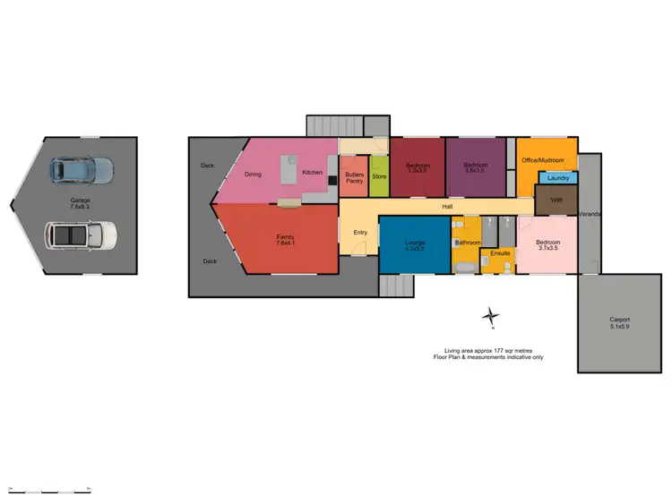 Floorplan of Homely house listing, 1 Parnoo Place, Orange NSW 2800