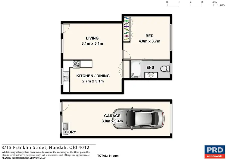 Floorplan of Homely unit listing, 3/15 Franklin Street, Nundah QLD 4012
