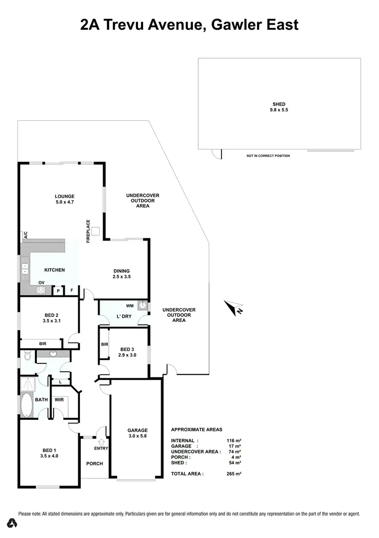 Floorplan of Homely house listing, 2A Trevu Avenue, Gawler East SA 5118