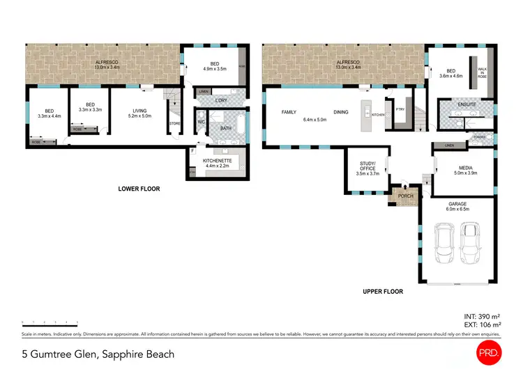Floorplan of Homely house listing, 5 Gumtree Glen, Sapphire Beach NSW 2450