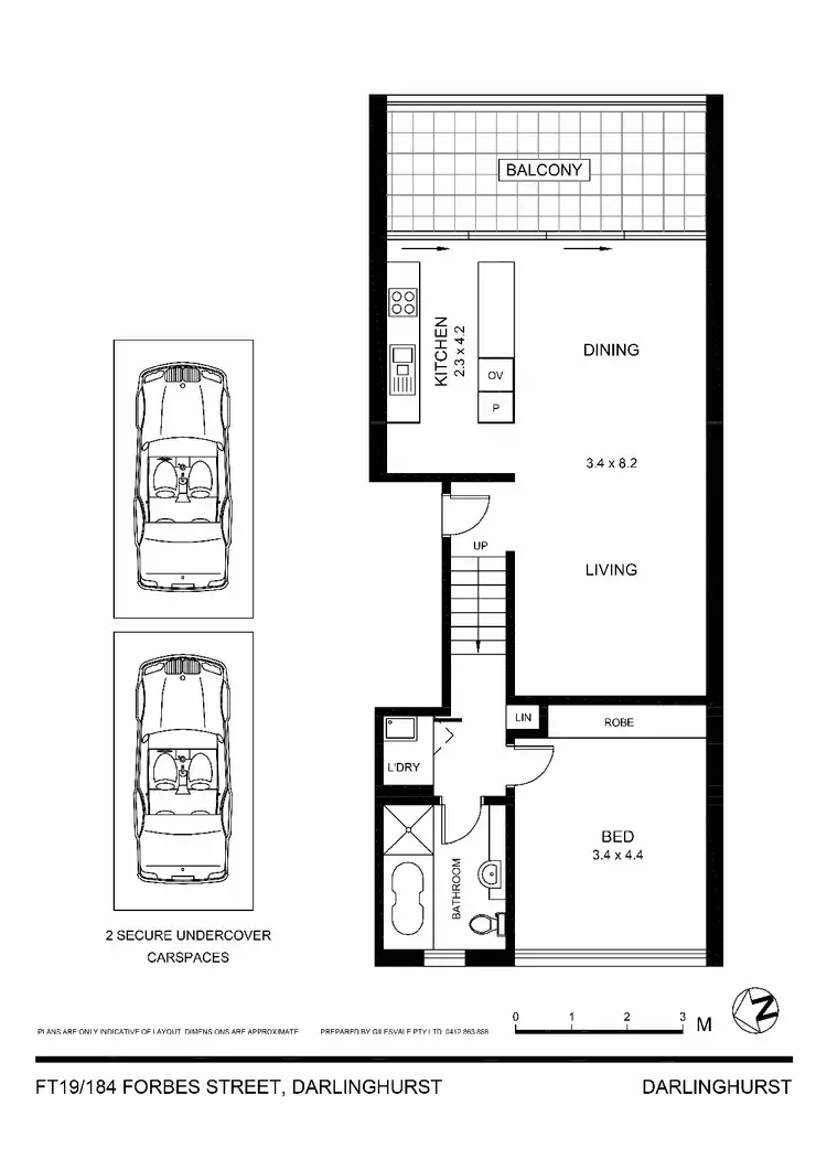 Floorplan of Homely apartment listing, FT19/184 Forbes Street, Darlinghurst NSW 2010