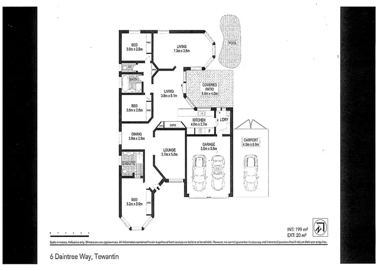 Floorplan of Homely house listing, 6 Daintree Way, Tewantin QLD 4565
