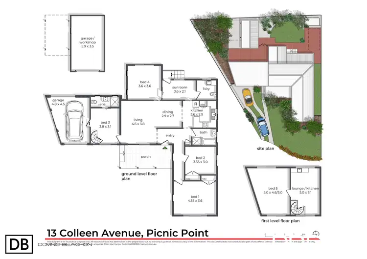 Floorplan of Homely house listing, 13 Colleen Ave, Picnic Point NSW 2213