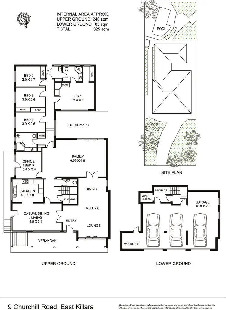 Floorplan of Homely house listing, 9 Churchill Road, East Killara NSW 2071