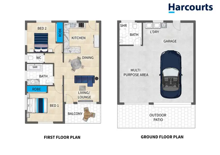 Floorplan of Homely apartment listing, 2/40 Crowley Drive, West Mackay QLD 4740