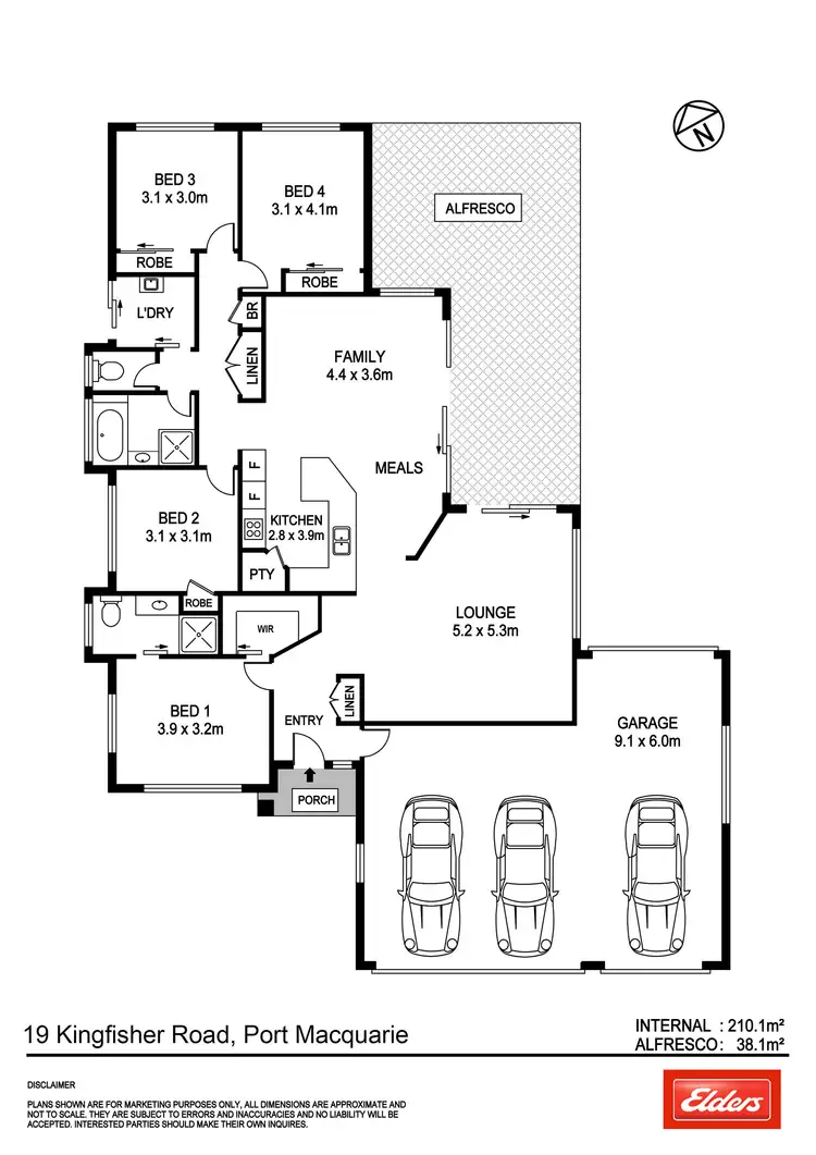 Floorplan of Homely house listing, 19 Kingfisher Road, Port Macquarie NSW 2444