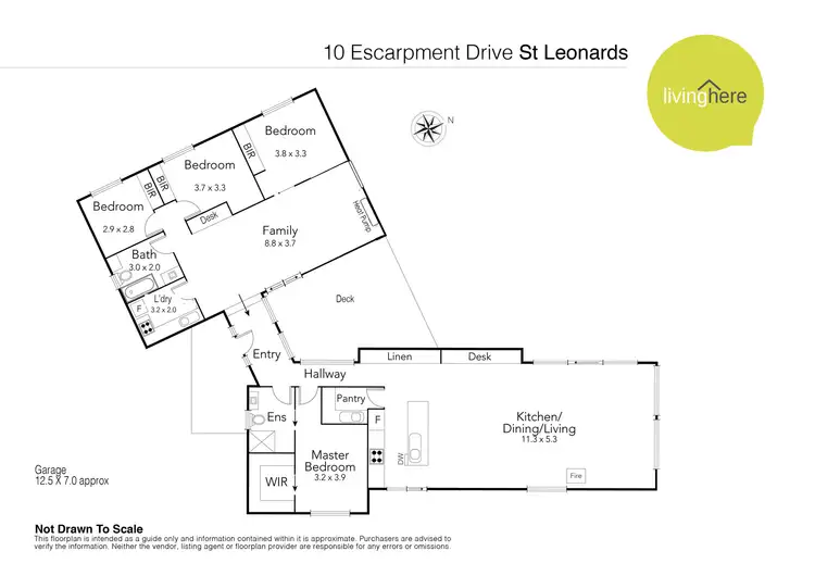 Floorplan of Homely house listing, 10 Escarpment Drive, St Leonards TAS 7250