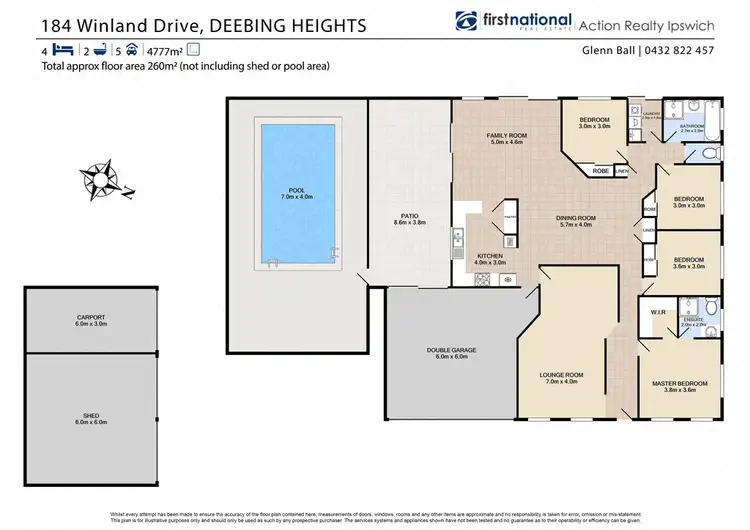 Floorplan of Homely house listing, 184 Winland Drive, Deebing Heights QLD 4306