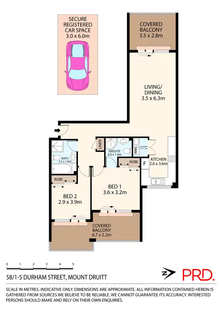 Floorplan of Homely apartment listing, 58/1-5 Durham Street, Mount Druitt NSW 2770