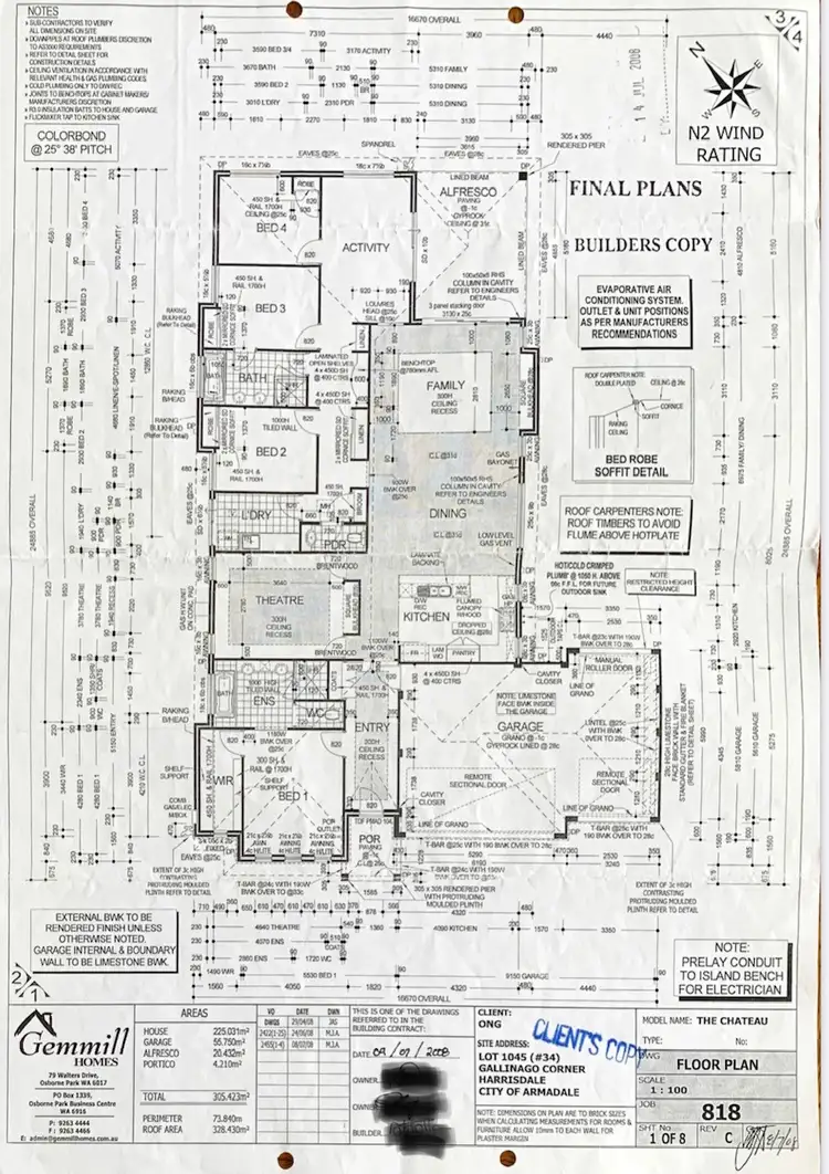Floorplan of Homely house listing, 34 Gallinago Corner, Harrisdale WA 6112