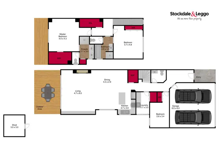 Floorplan of Homely house listing, 1/40 Gordon Street, Traralgon VIC 3844