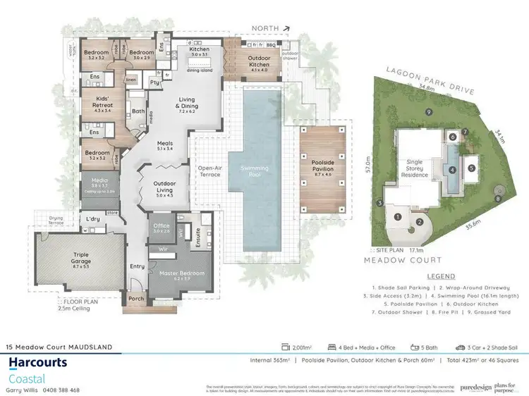 Floorplan of Homely house listing, 15 Meadow Court, Maudsland QLD 4210