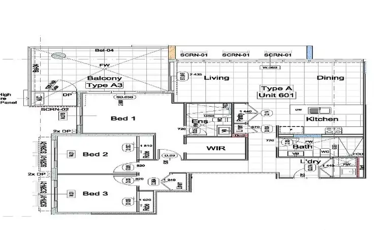 Floorplan of Homely apartment listing, 801/8 Meron Street, Southport QLD 4215