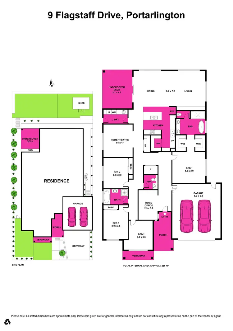 Floorplan of Homely house listing, 9 Flagstaff Drive, Portarlington VIC 3223