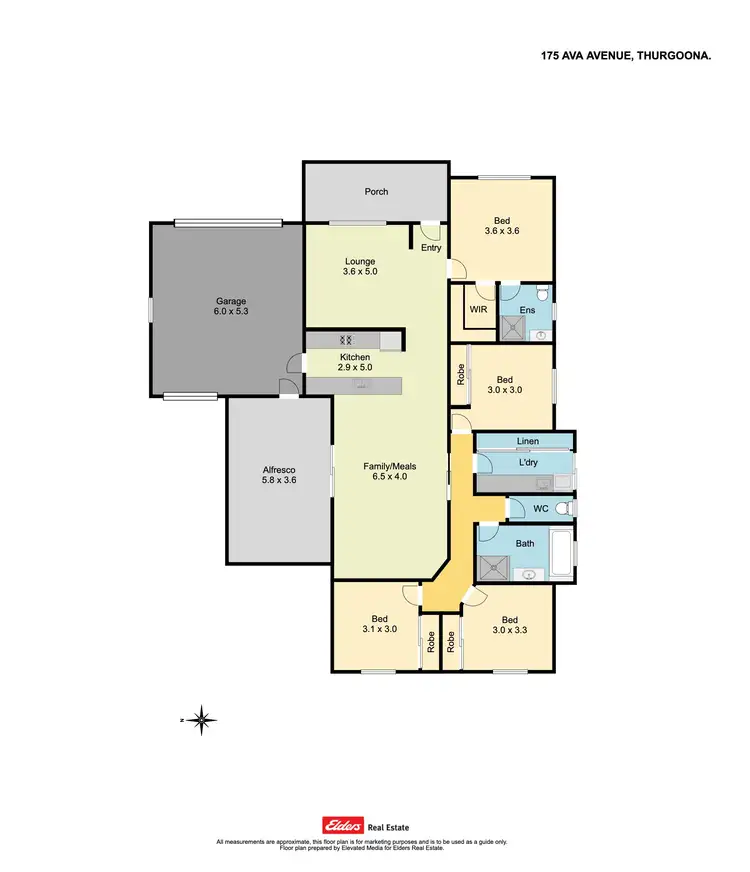 Floorplan of Homely house listing, 175 Ava Avenue, Thurgoona NSW 2640
